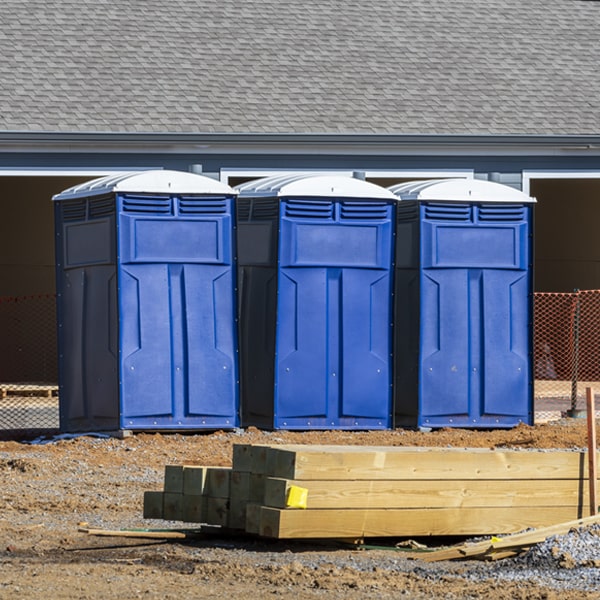 are there different sizes of portable restrooms available for rent in Dougherty IA